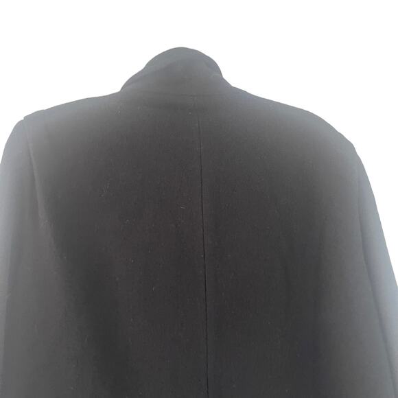 Herman Kay Vintage 90s Plus Size 14W Black Wool Blend‎ Double Breasted Jacket - Picture 10 of 14